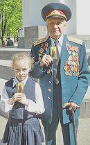 В.Н. Кусков с Ангелиной Самошиной, ученицей 4-го лицея г. Рязани